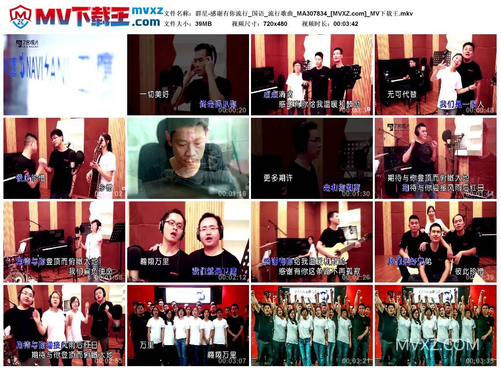 群星-感谢有你流行_国语_流行歌曲_MA307834